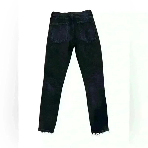 AGOLDE Sophie Crop High Rise Black Denim Jeans Style A018 C-844 Size 27 - Picture 12 of 13